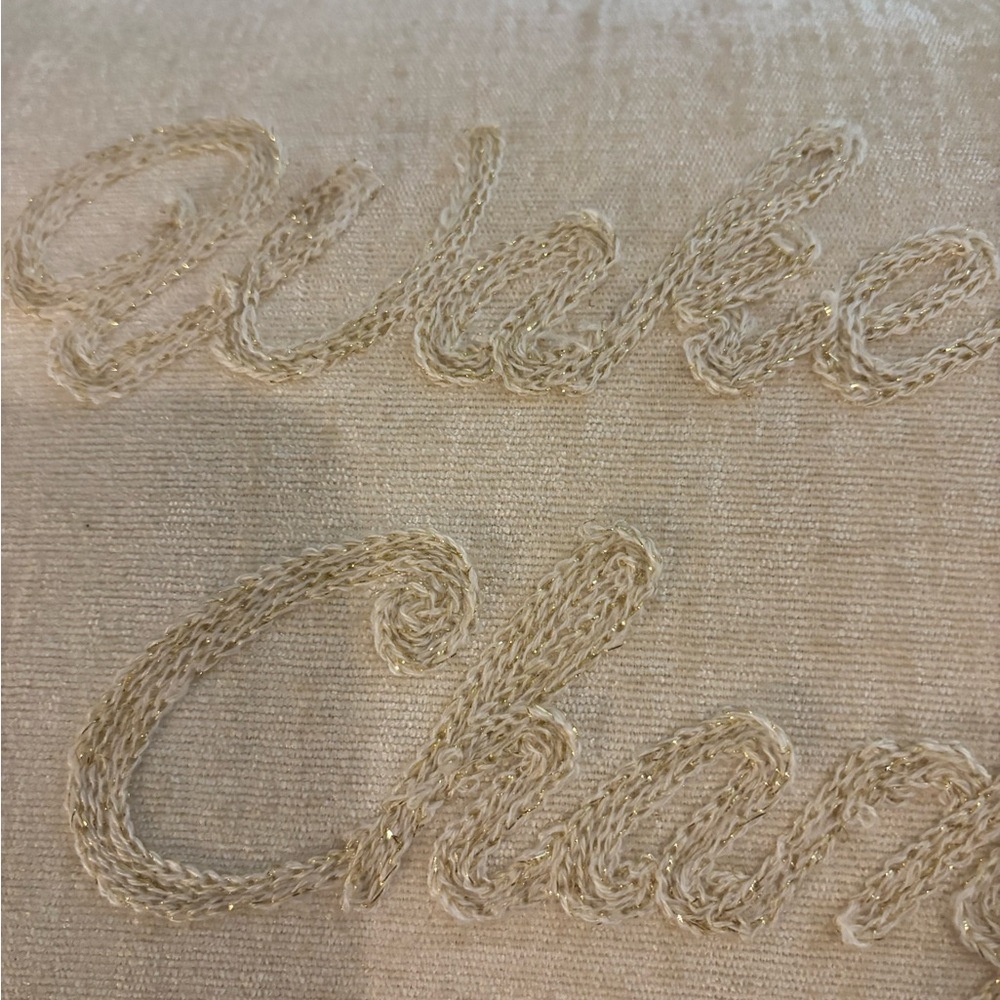 Wake Me for Champagne Accent Pillow - Picture 3 of 6